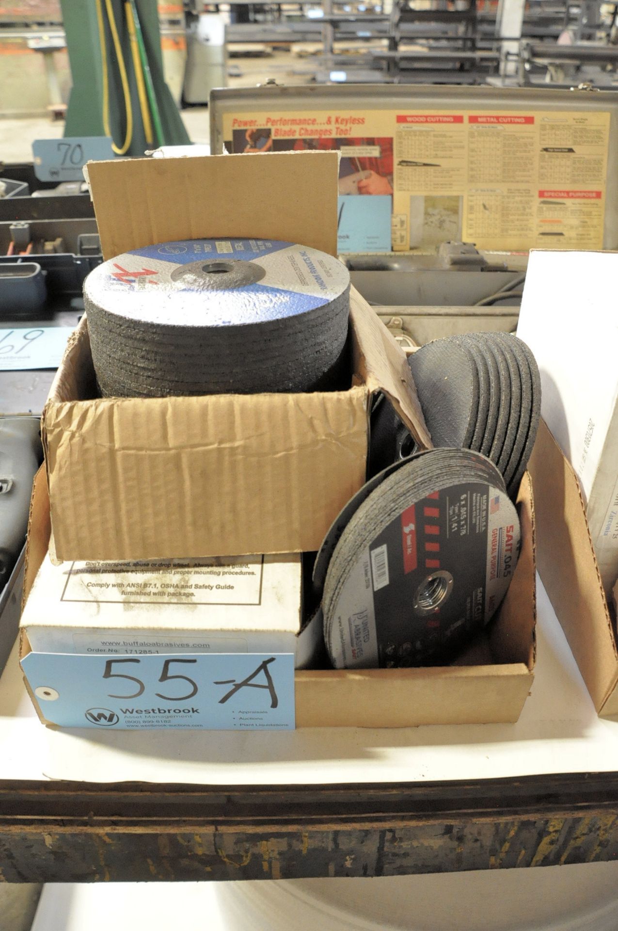 Lot-Cut-Off Discs in (1) Box