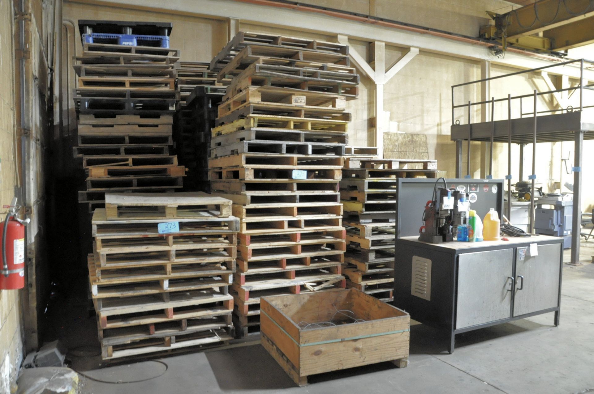 Lot-Approximately 180-200 Wood Pallets in (3) Rows, 40"-44" x 48" Approximate Dimensions - Image 5 of 5