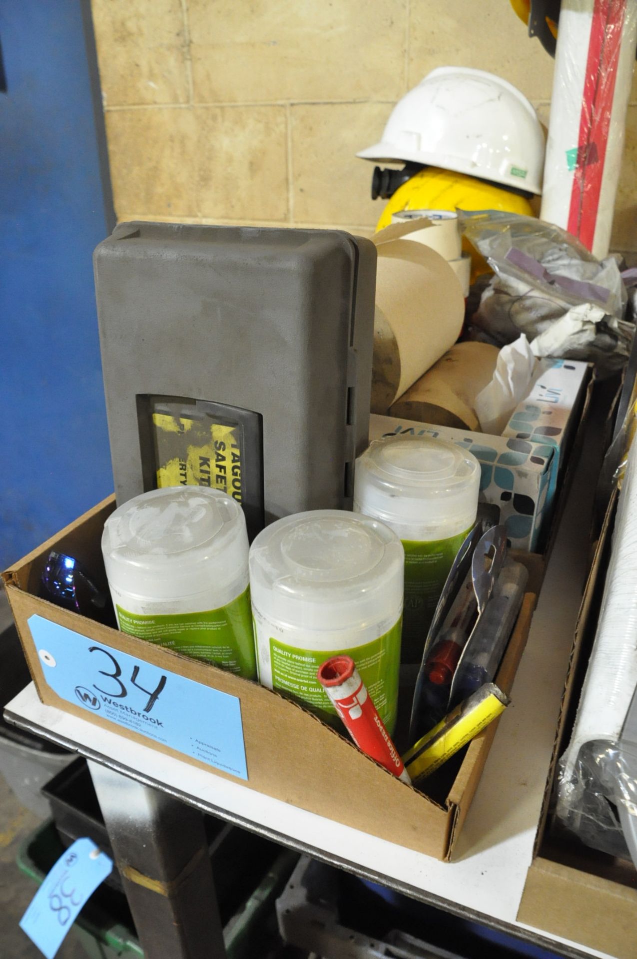 Lot-Safety and Janitorial Supplies in (8) Boxes - Image 6 of 6