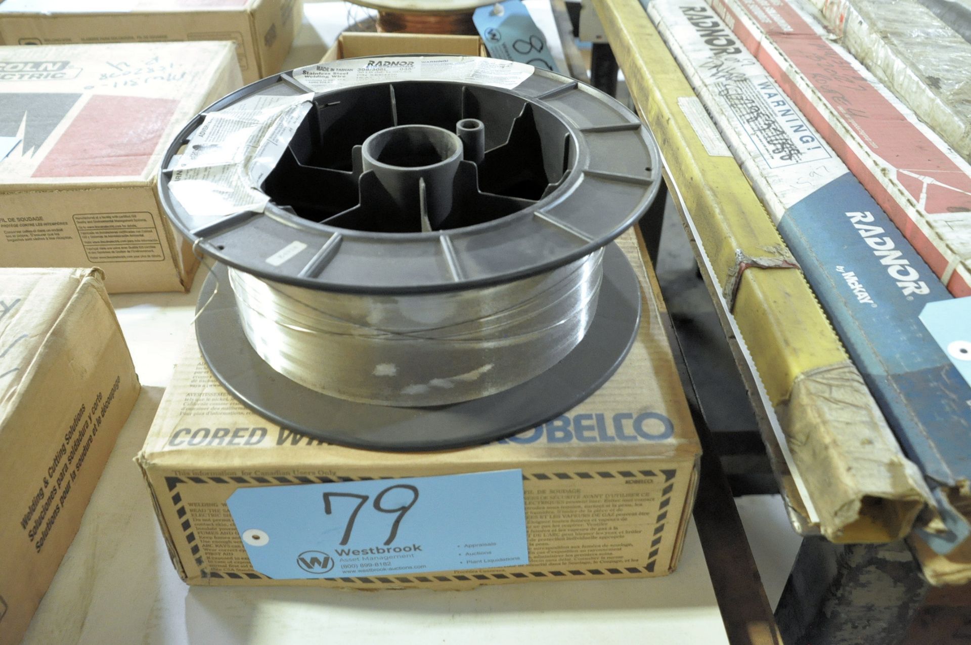 Lot-PREMIARC DW-308LP .045" Stainless Steel Tubular Welding Wire Spool in (1) Box, Etc.