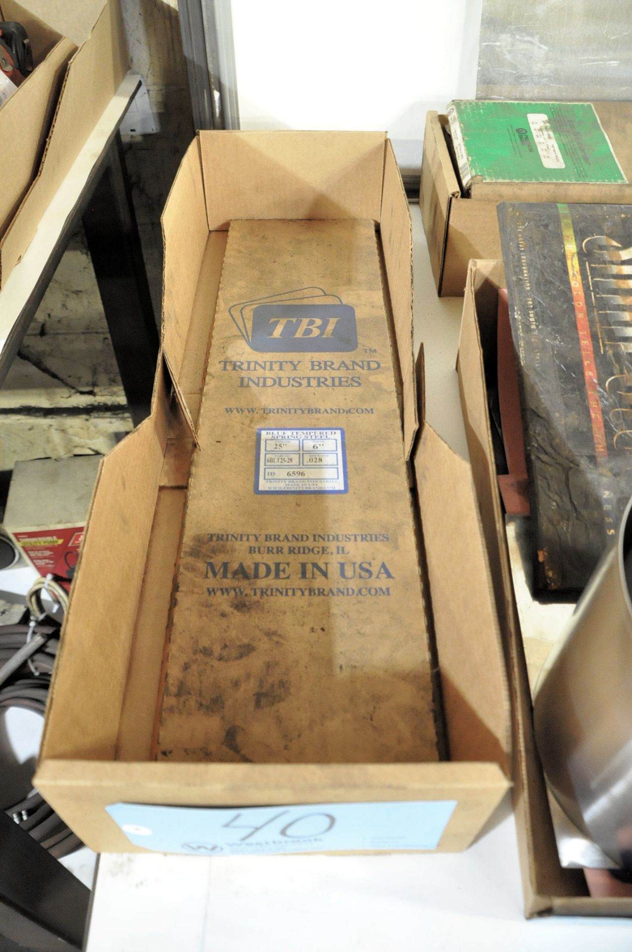 Lot-Steel Shim Stock in (4) Boxes - Image 2 of 5