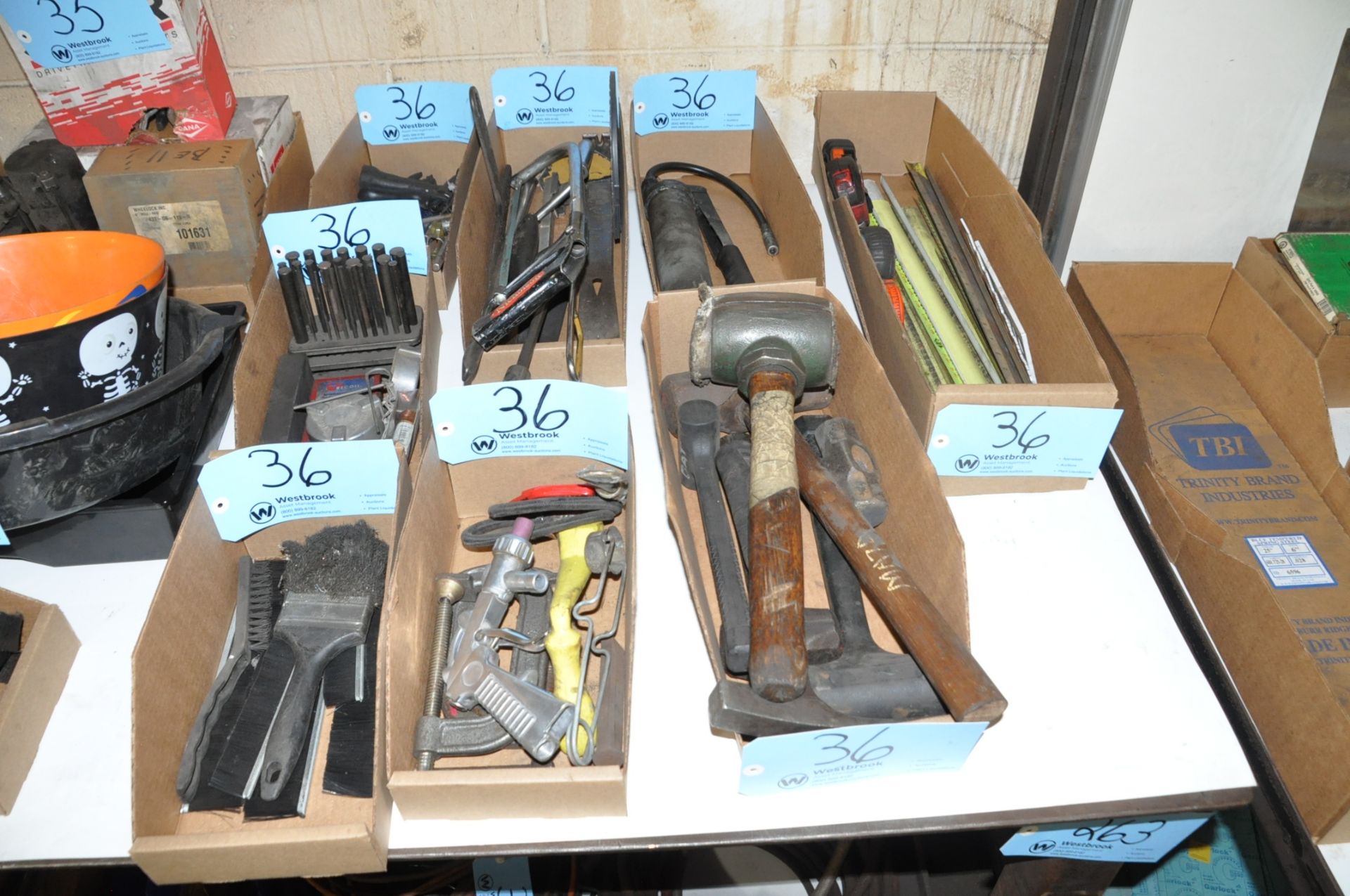 Lot-Assorted Hand Tools in (8) Boxes