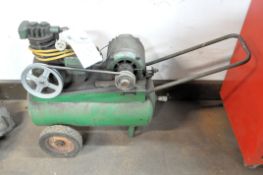 No Name Approximately 1-HP Horizontal Tank Mounted Portable Air Compressor, 1-PH