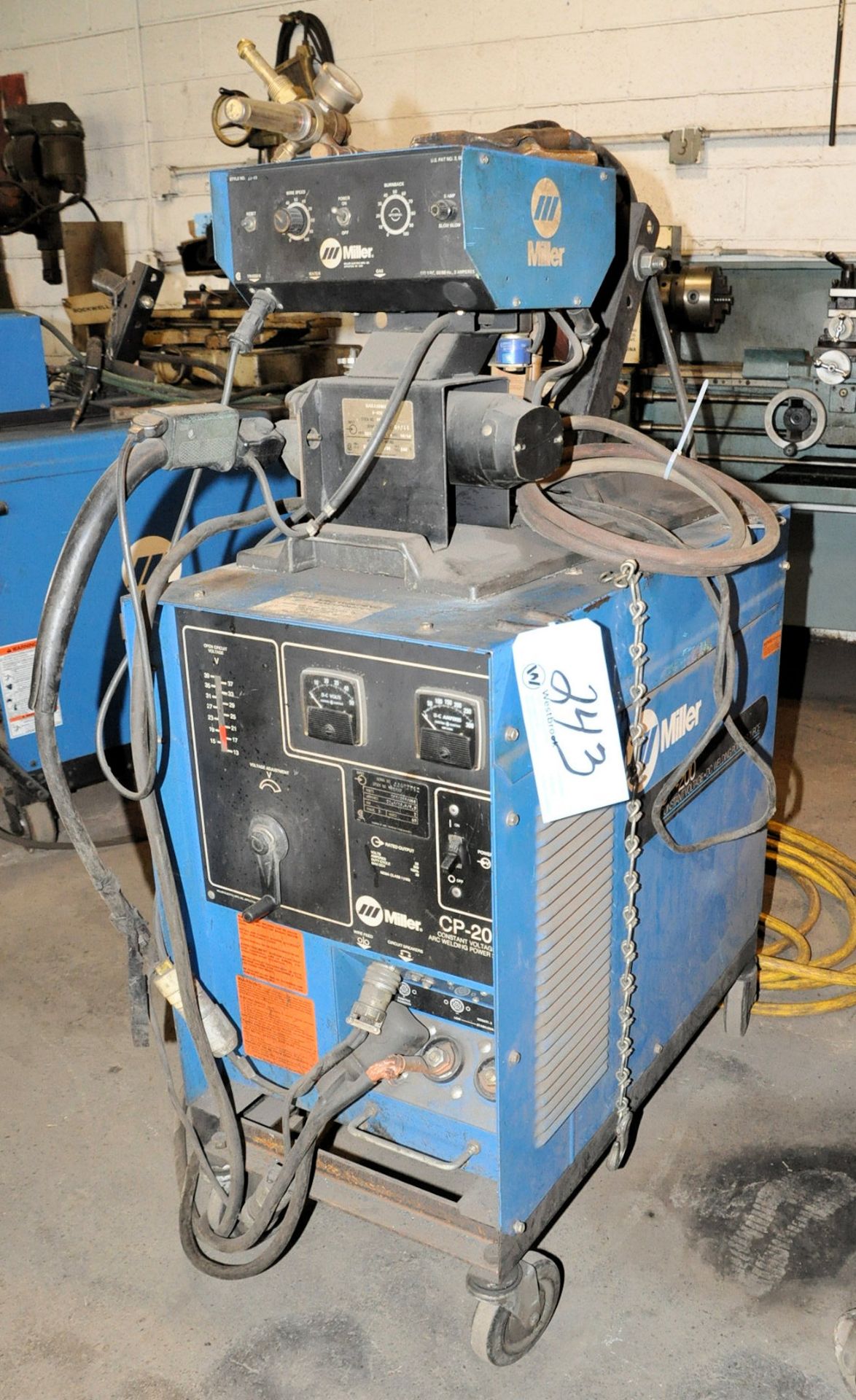 Miller CP-200, 200-Amp Capacity CV DC Arc Welding Power Source, Etc. (Bldg 2)