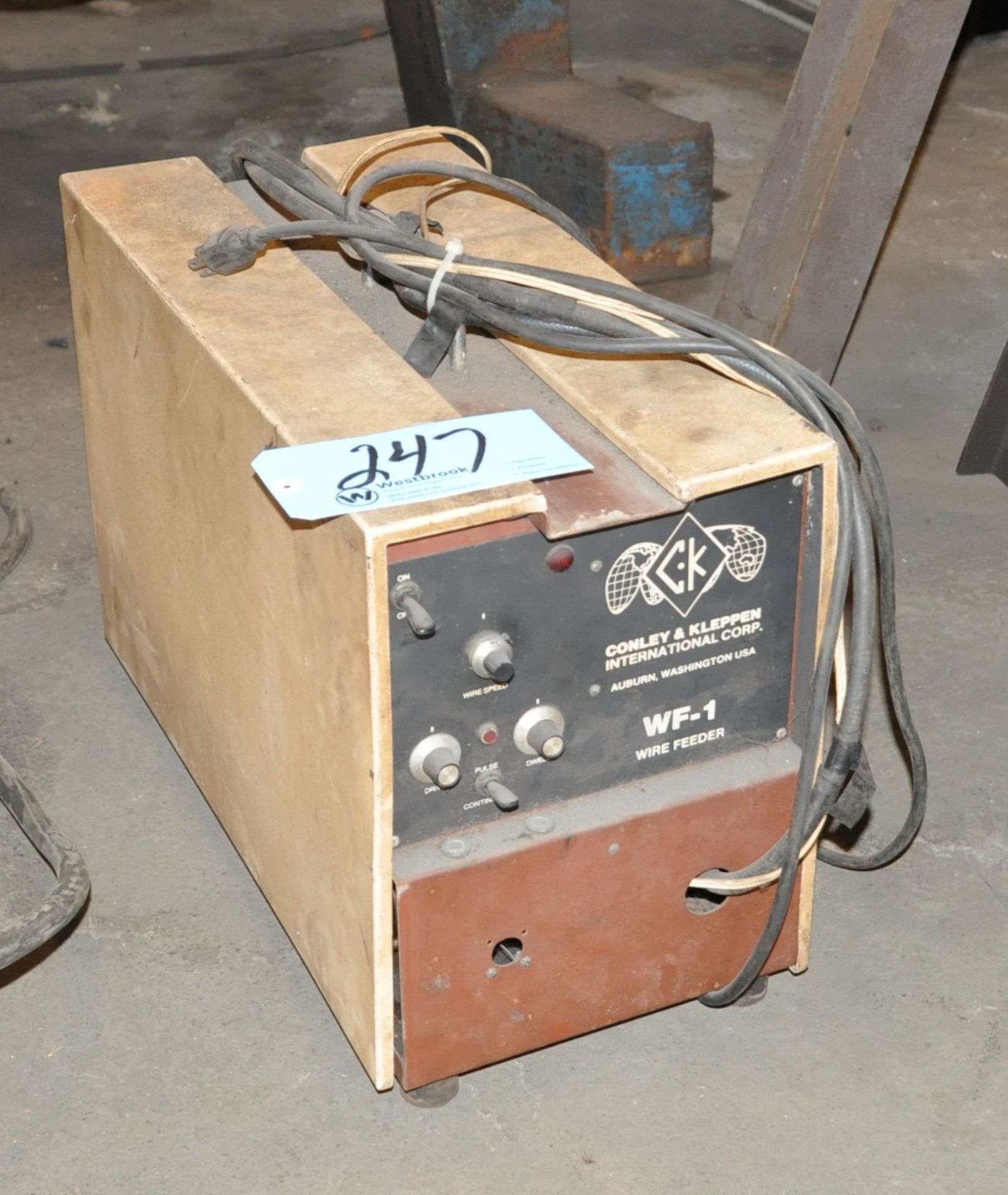 Conley & Kleppen Model WF-1, Electric Portable Wire Feed Unit, 1-PH, (Bldg 2)