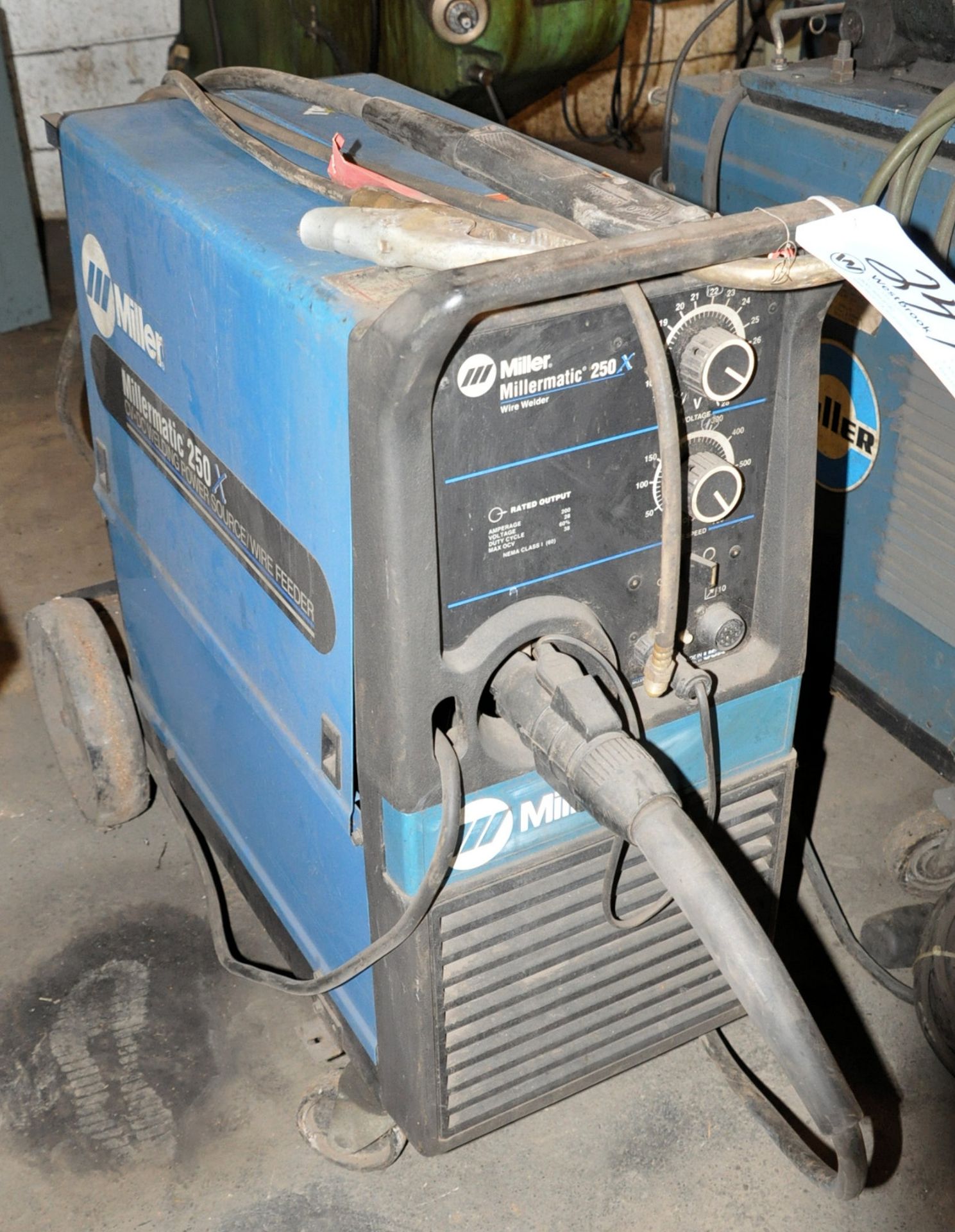 Miller Millermatic 250, 200-Amp Capacity Arc Welding Power Source with Built in Wire Feeder (Bldg 2) - Image 2 of 4