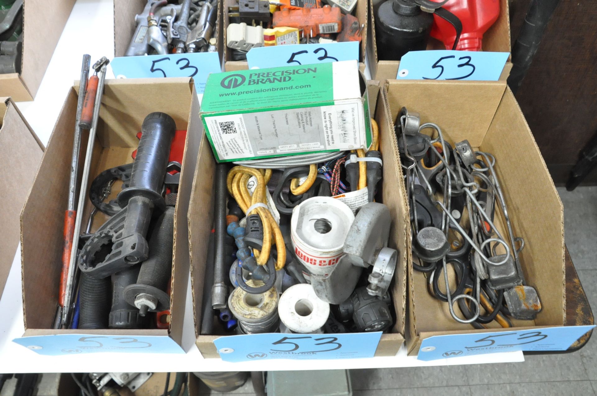 Lot-Blow Off Tools, Plugs, Torch Sparkers, Power Tool Handles, Bungees, Etc. (6) Boxes - Image 3 of 3