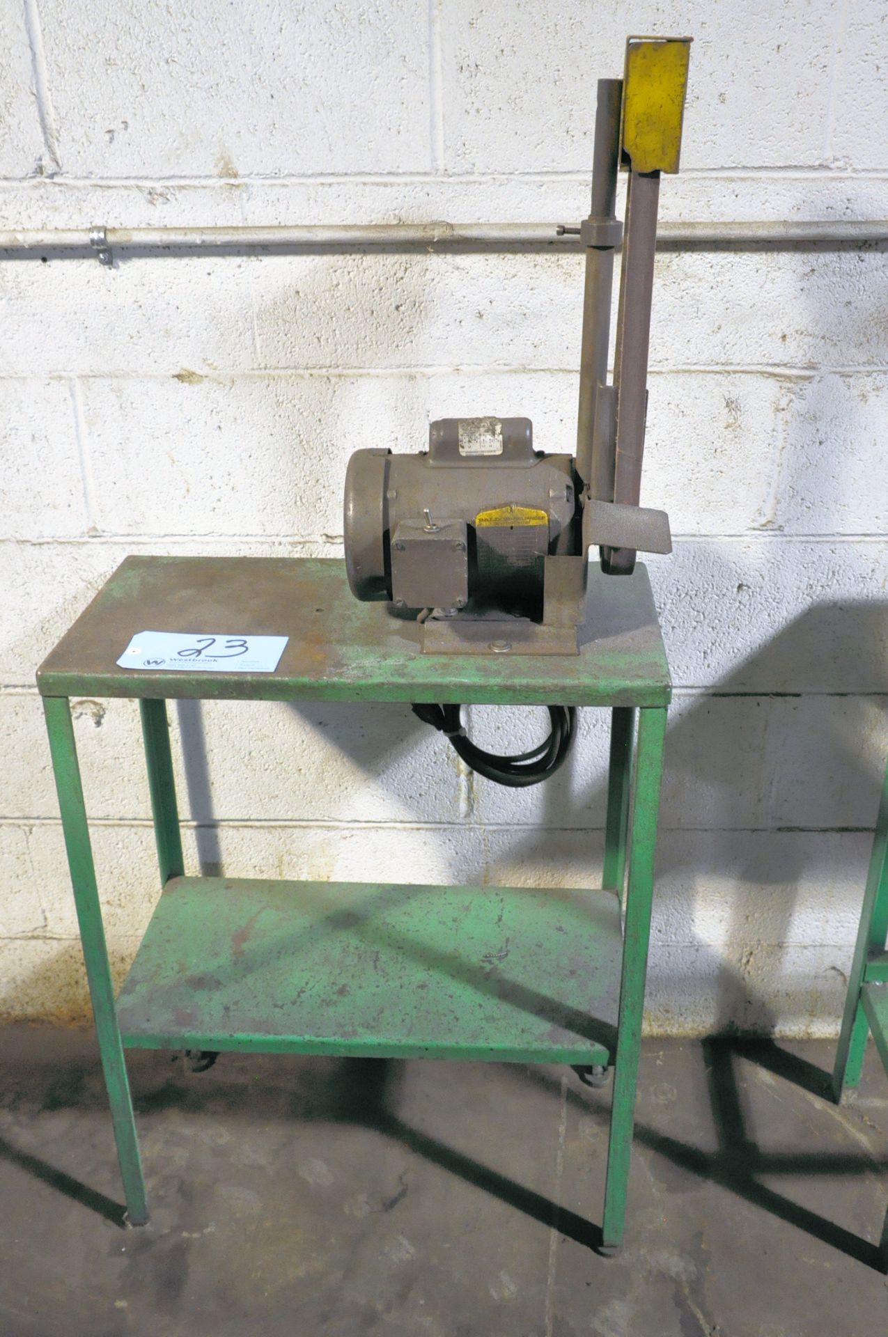 Kalamazoo 1" Vertical Belt Sander, with Stand, Baldor Motor, 1-PH, (Bldg 2)