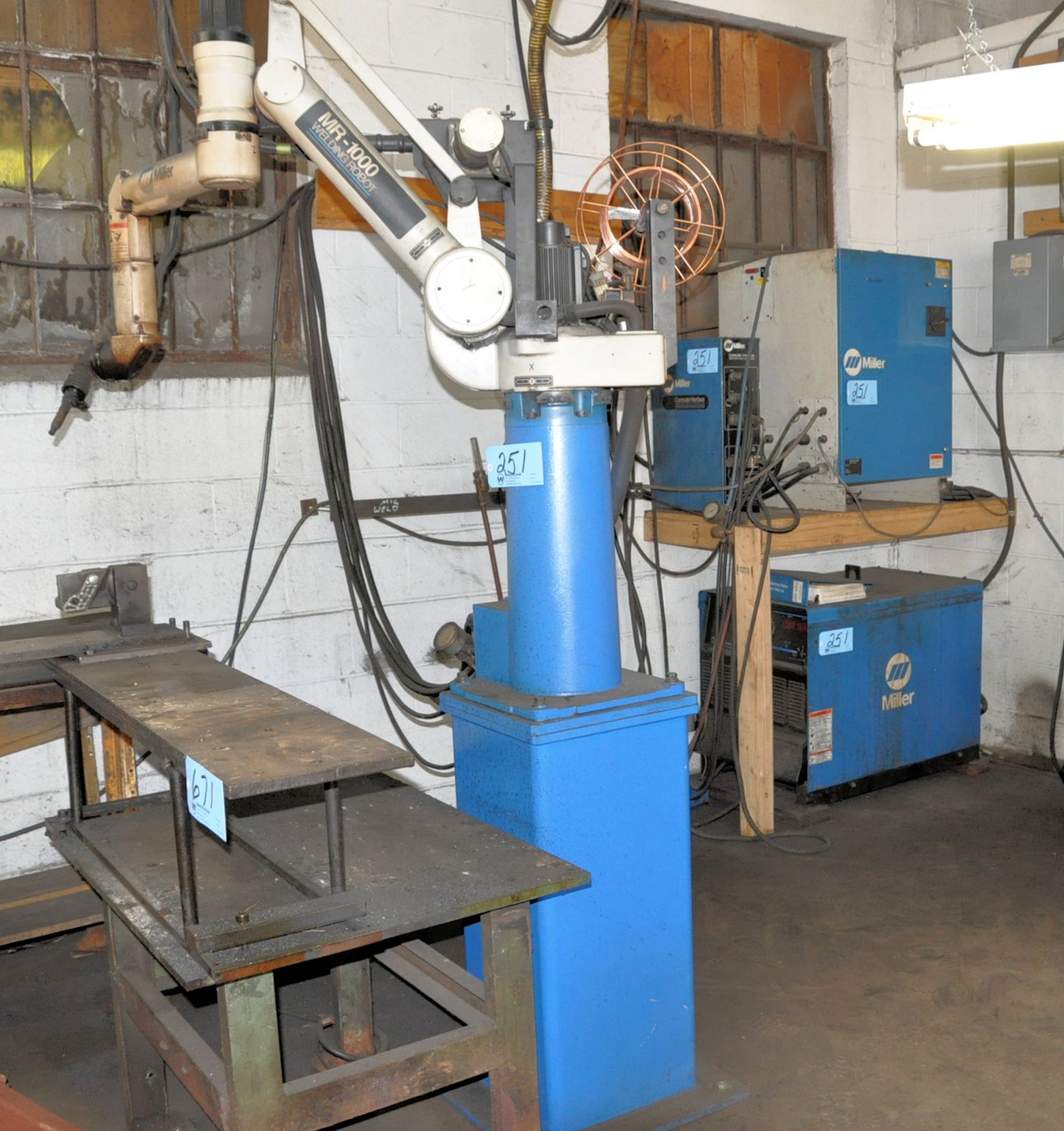 Miller MR-1000 Robotic Welder, Stock No. 043085, with Base, Etc. (Bldg 2) - Image 2 of 14