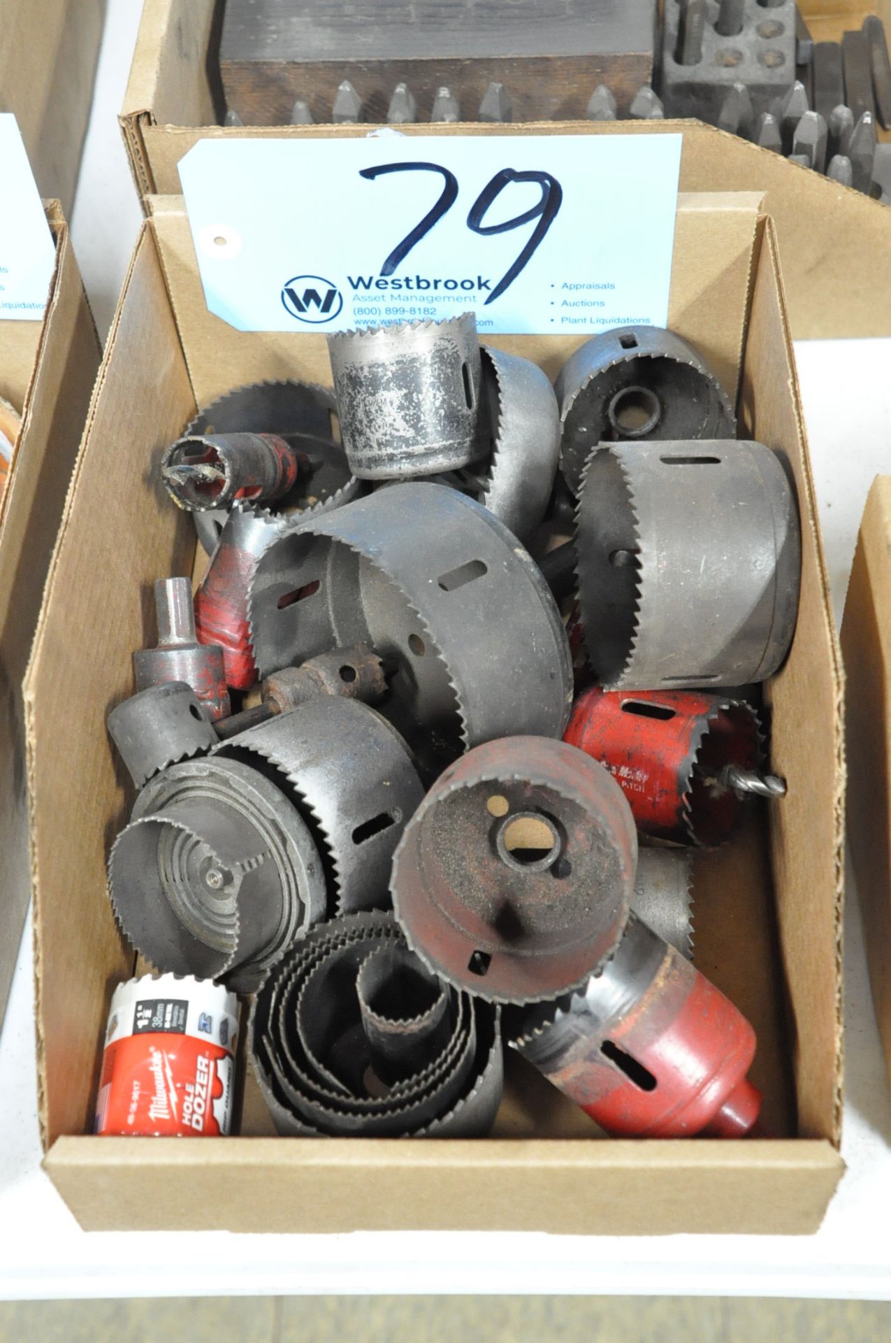 Lot-Various Hole Saws in (1) Box