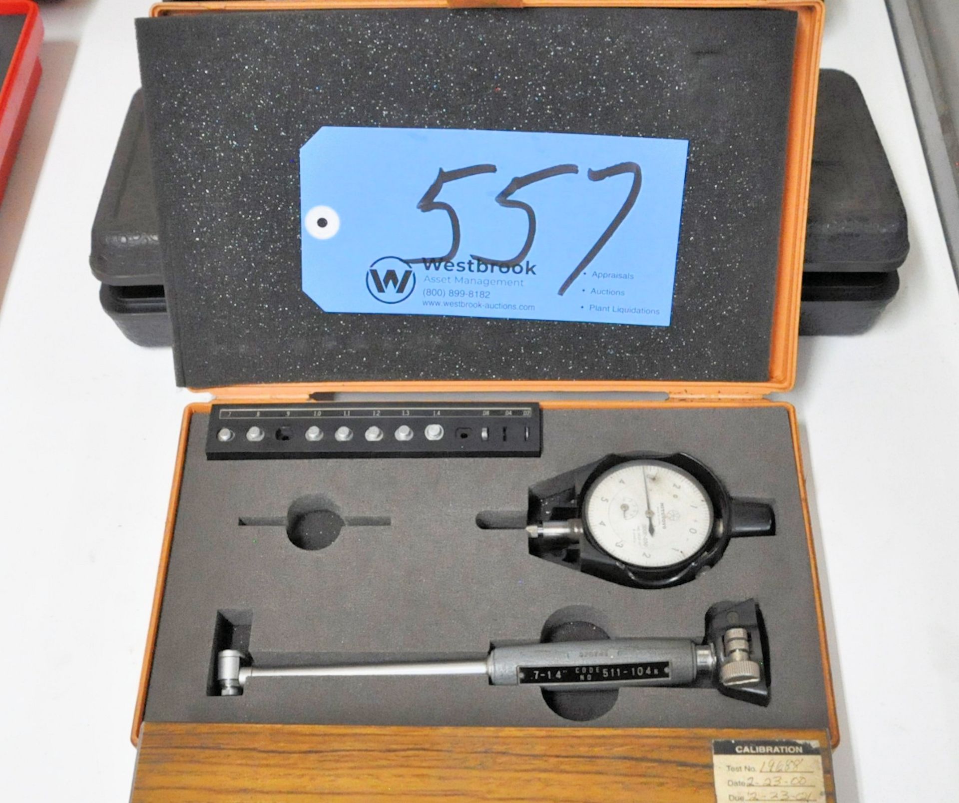 Mitutoyo No. 511-104 Bore Dial Bore Gauge with Case