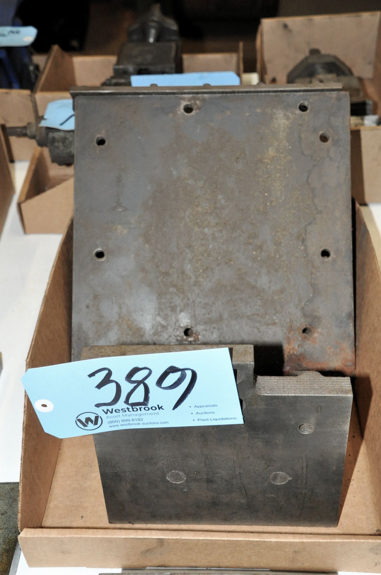 Lot-(2) Various Angle Plates in (1) Box