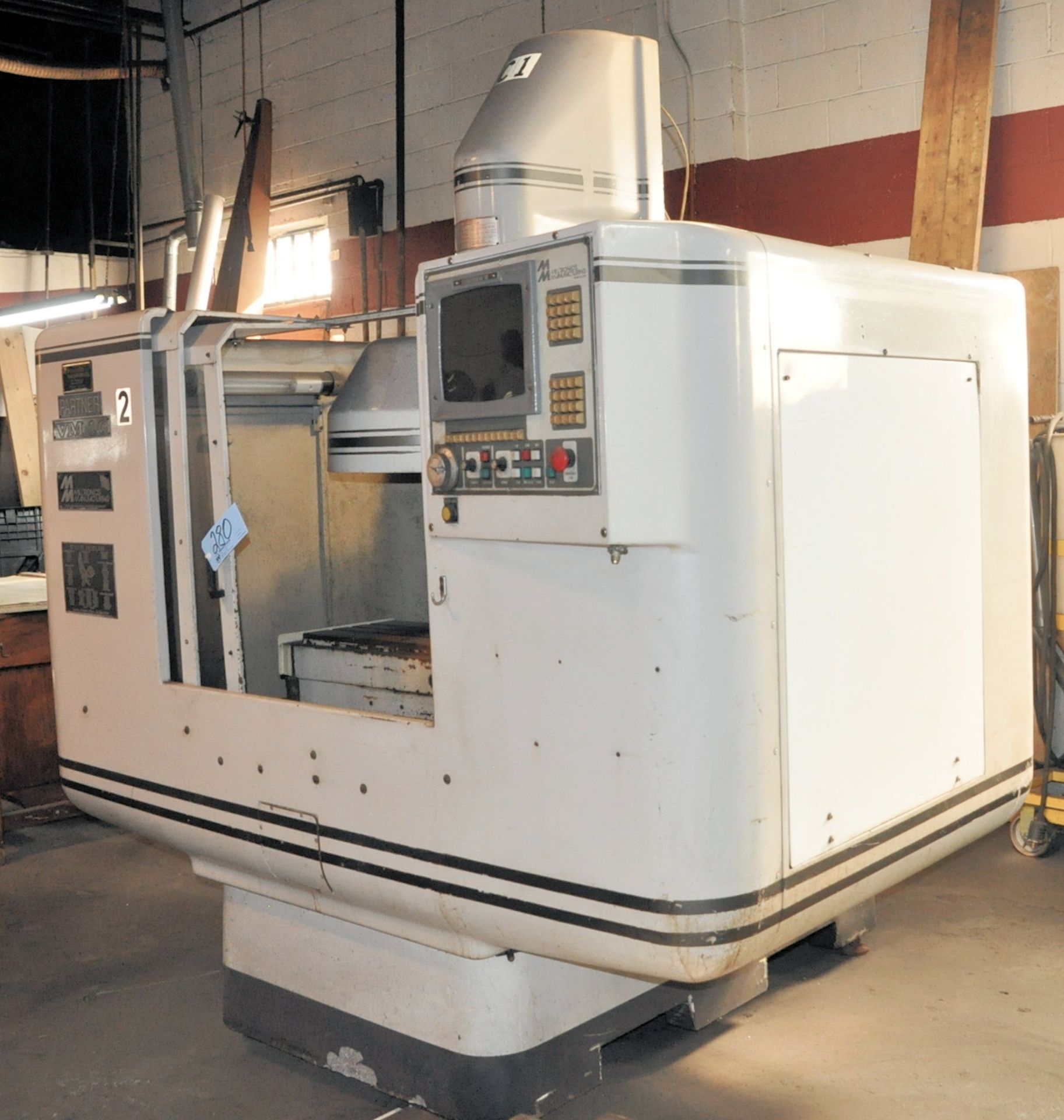 Milltronics Partner Vm16 CNC Vertical Machining Center - Image 2 of 8