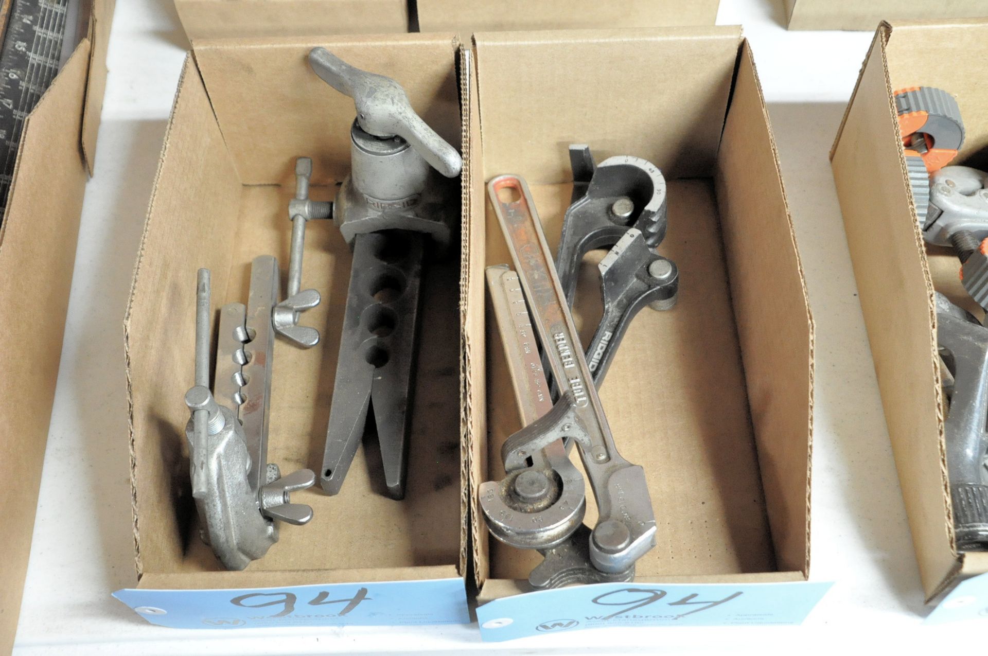 Lot-Tubing Benders and Flaring Tools in (2) Boxes