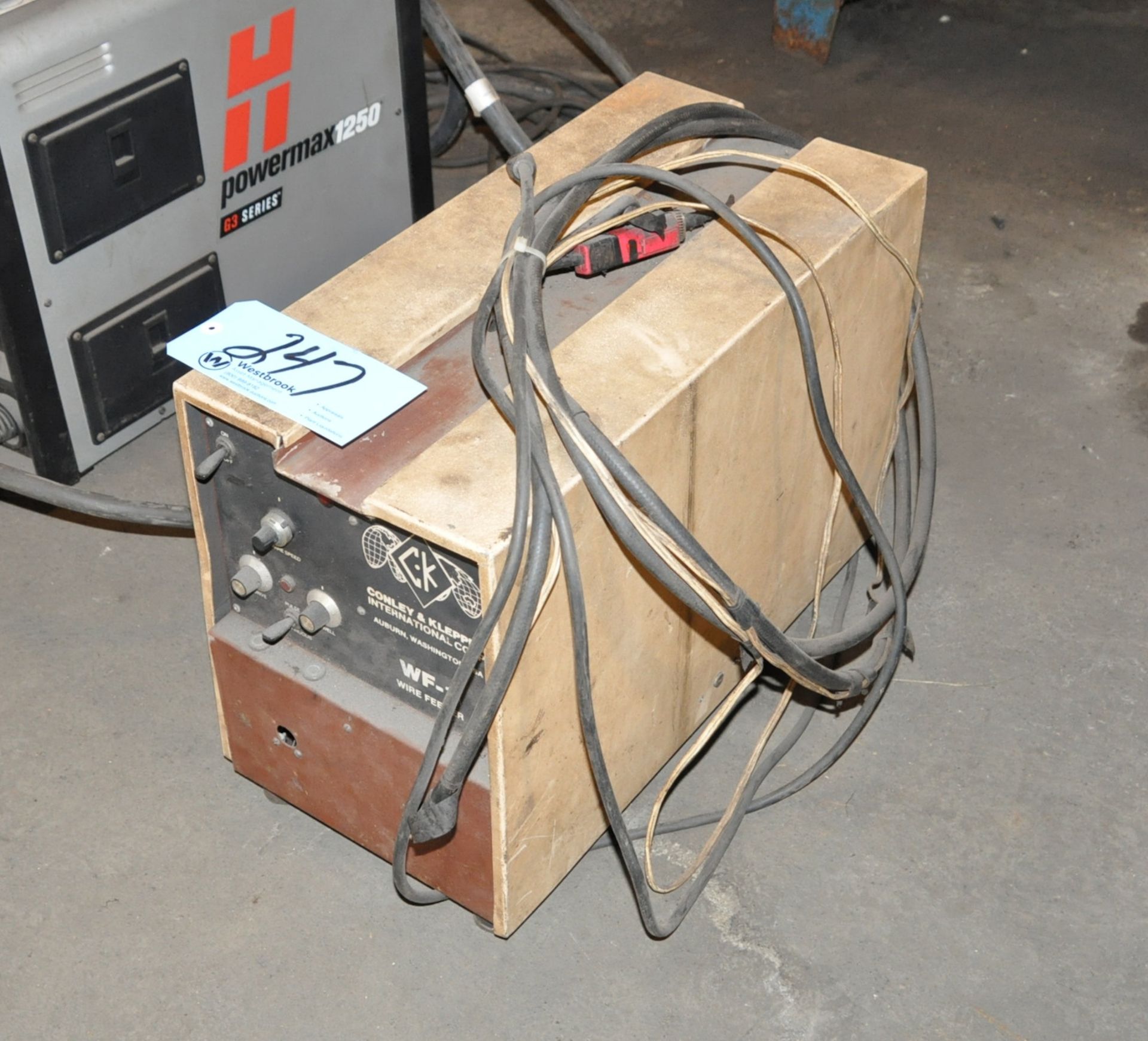 Conley & Kleppen Model WF-1, Electric Portable Wire Feed Unit, 1-PH, (Bldg 2) - Image 2 of 2