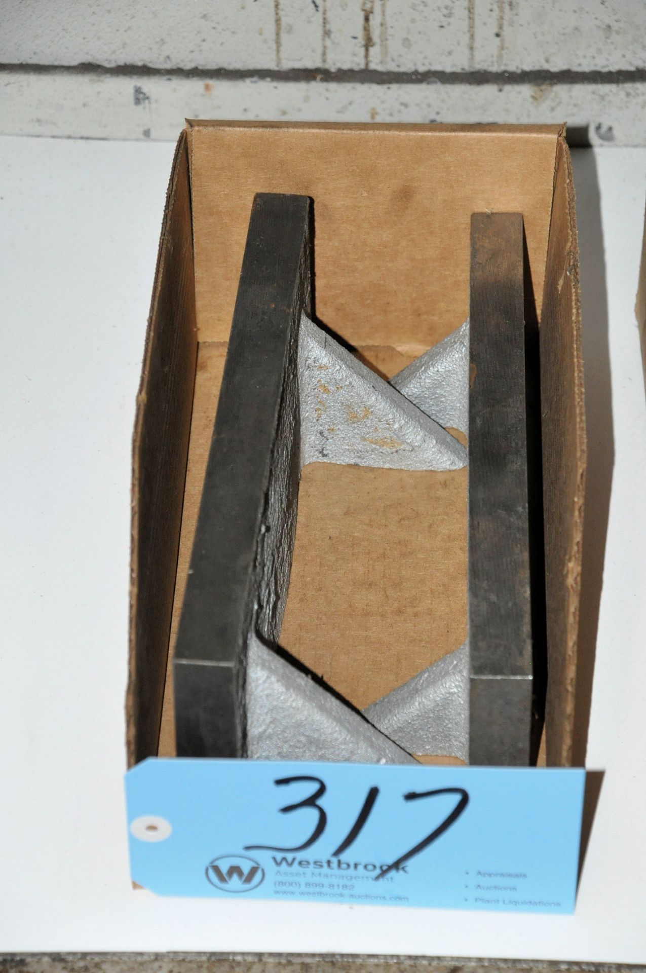 Pair 4" x 4" x 10" Angle Plates in (1) Box on Lower Shelf