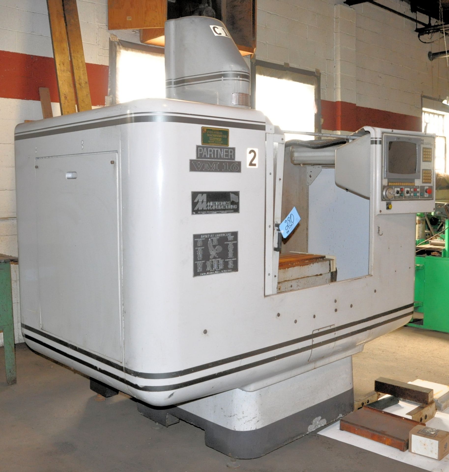 Milltronics Partner Vm16 CNC Vertical Machining Center - Image 3 of 8