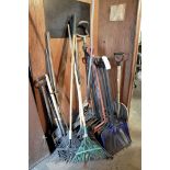 Lot-Various Cleanup Tools in Vestibule, (Bldg 2)