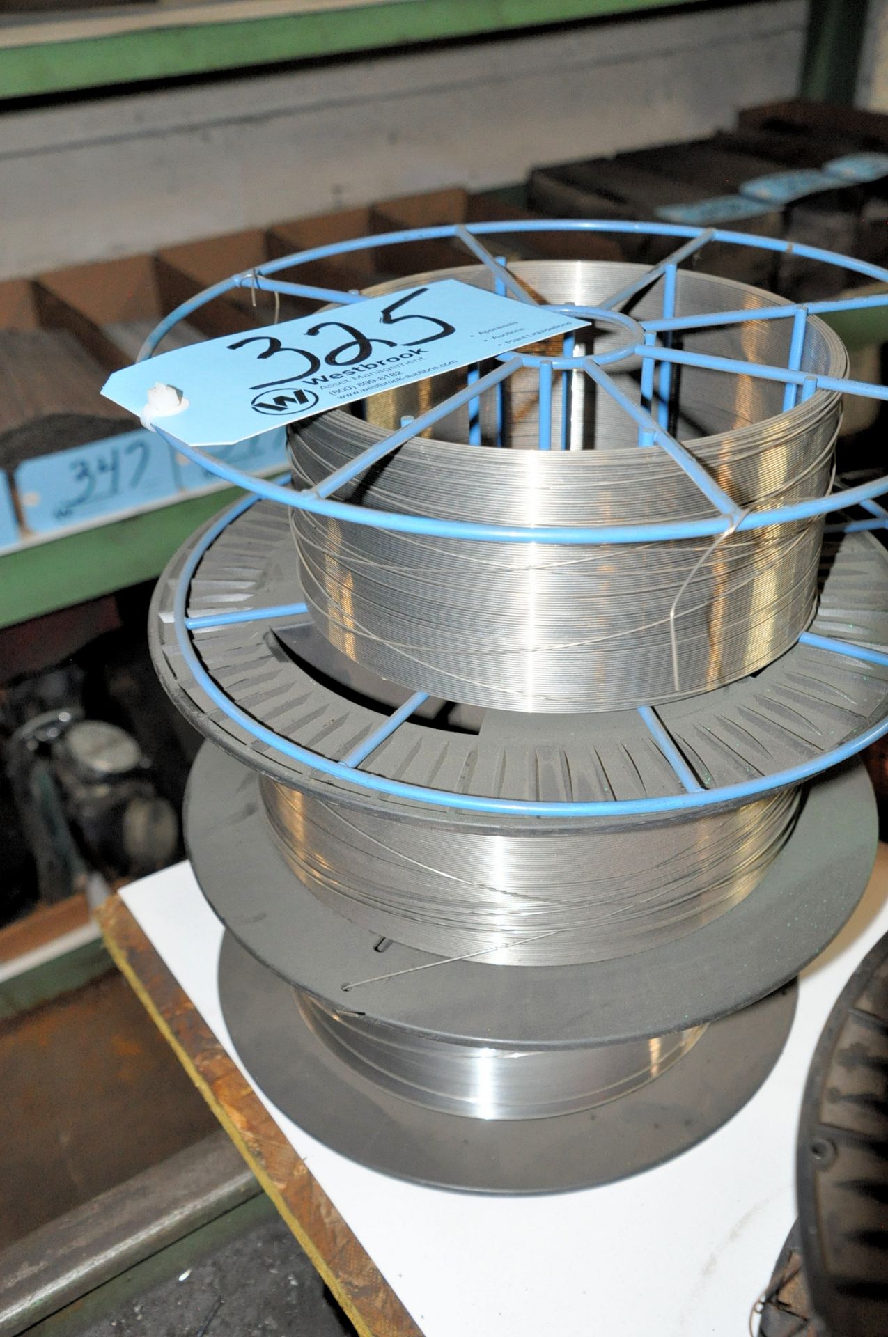 Lot-(3) Reels of Stainless Steel Mig Welding Wire
