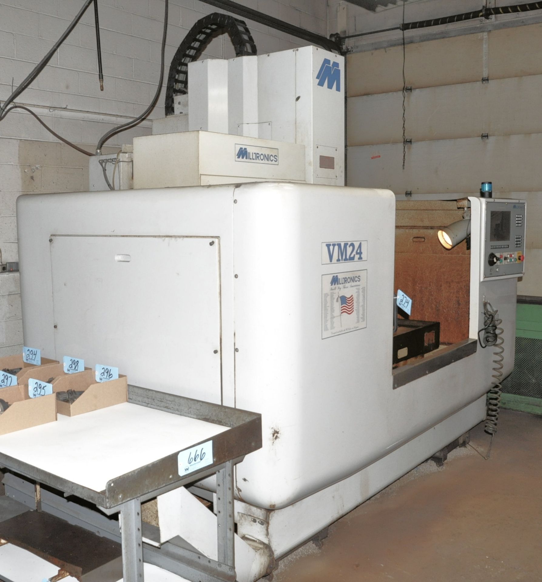 Milltronics Partner VM24 CNC Vertical Machining Center - Image 3 of 9