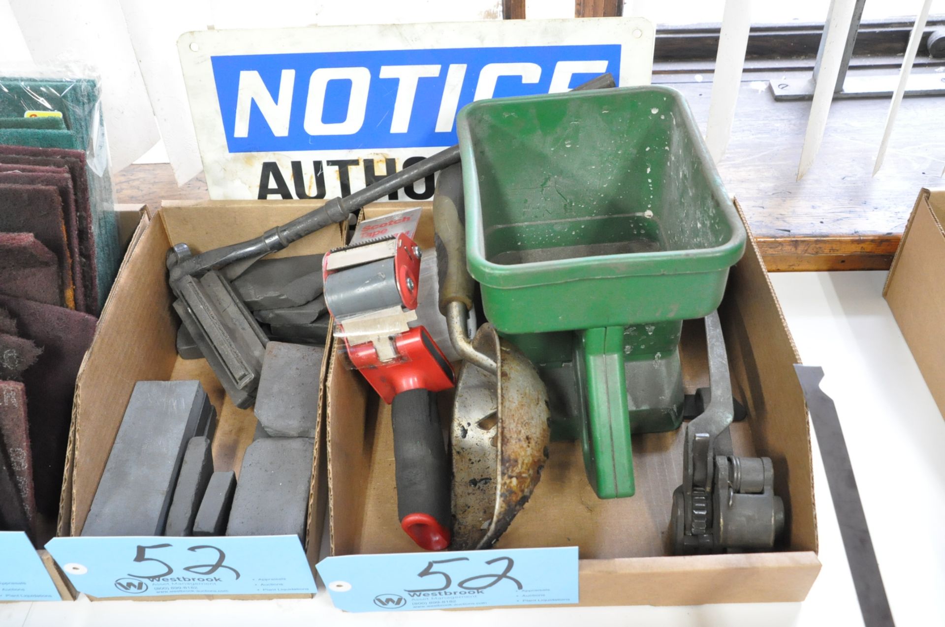 Lot-Scotchbrite Pads, Brushes, Sharpening Stones, Thread Tape, Muffler Clamps, Etc. - Image 3 of 5