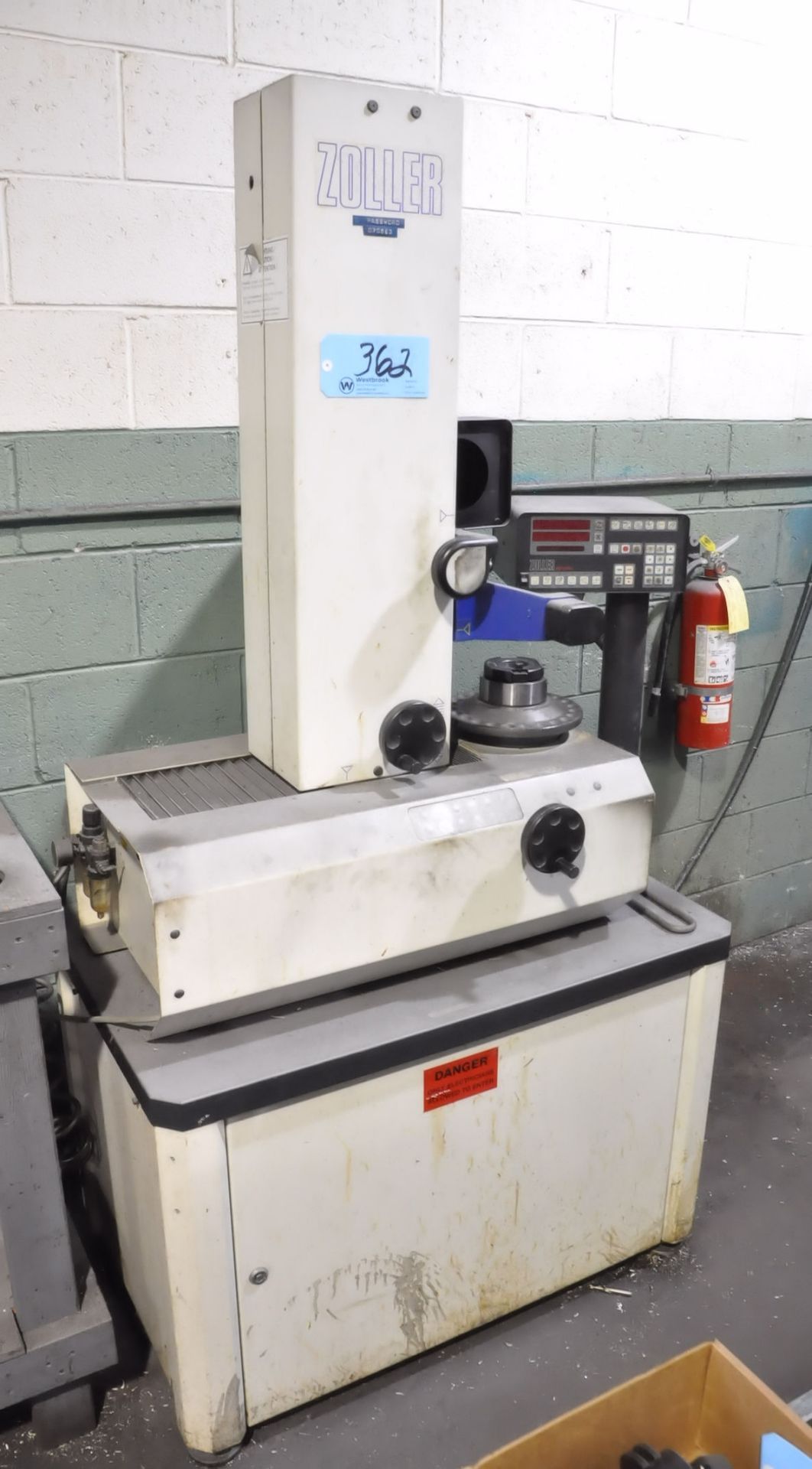 Zoller Type V420, Tool Presetter, S/n 0327, 2-Axis Digital Positioning Readout, Cabinet Base