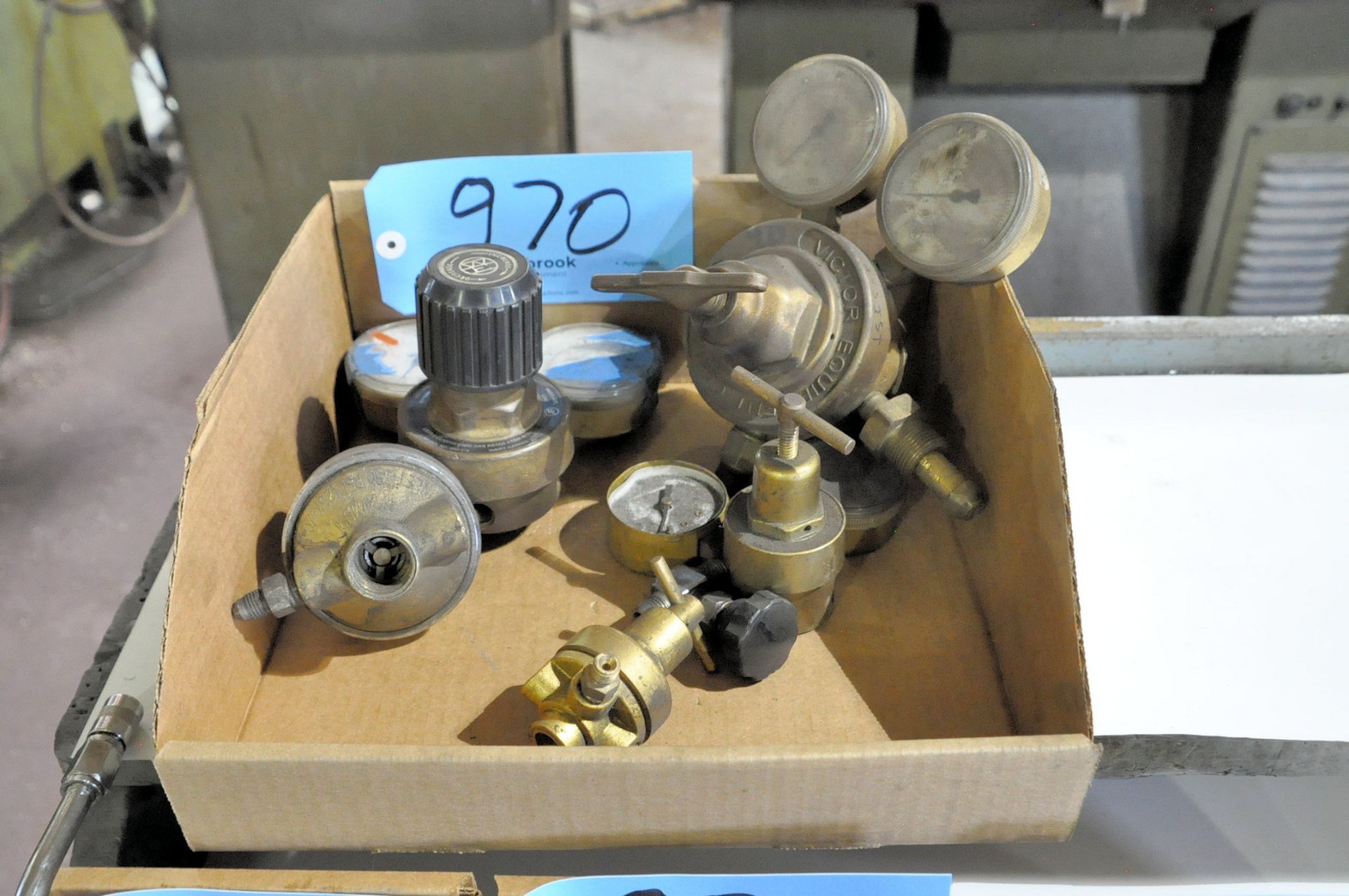 Propane Torch with Small Tanks, Grease Gun, and Regulator Gauges in (4) Boxes - Image 4 of 4