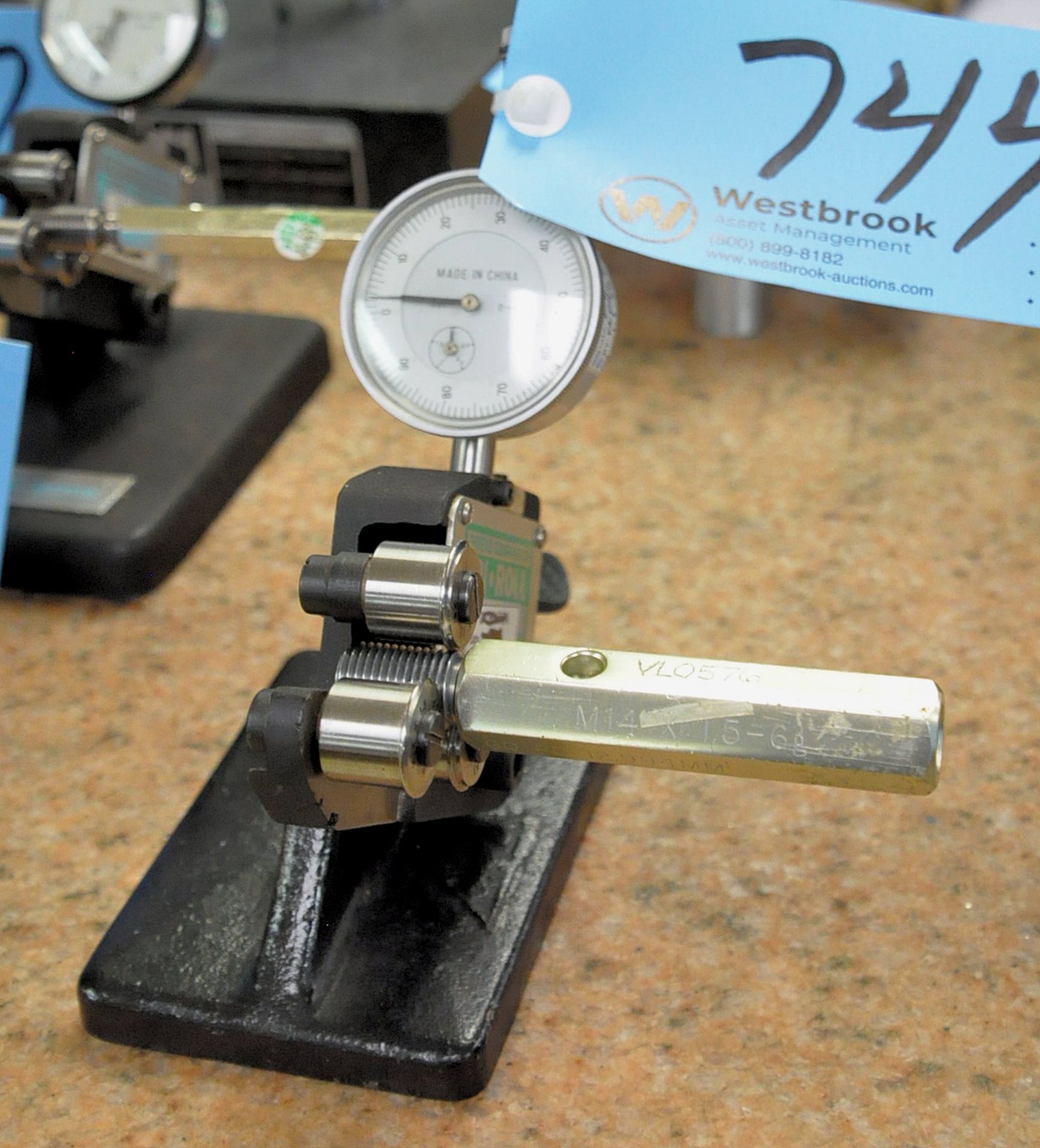 Tri-Roll Thread Comparator with No Name Dial Force Indicator Gauge - Image 2 of 4