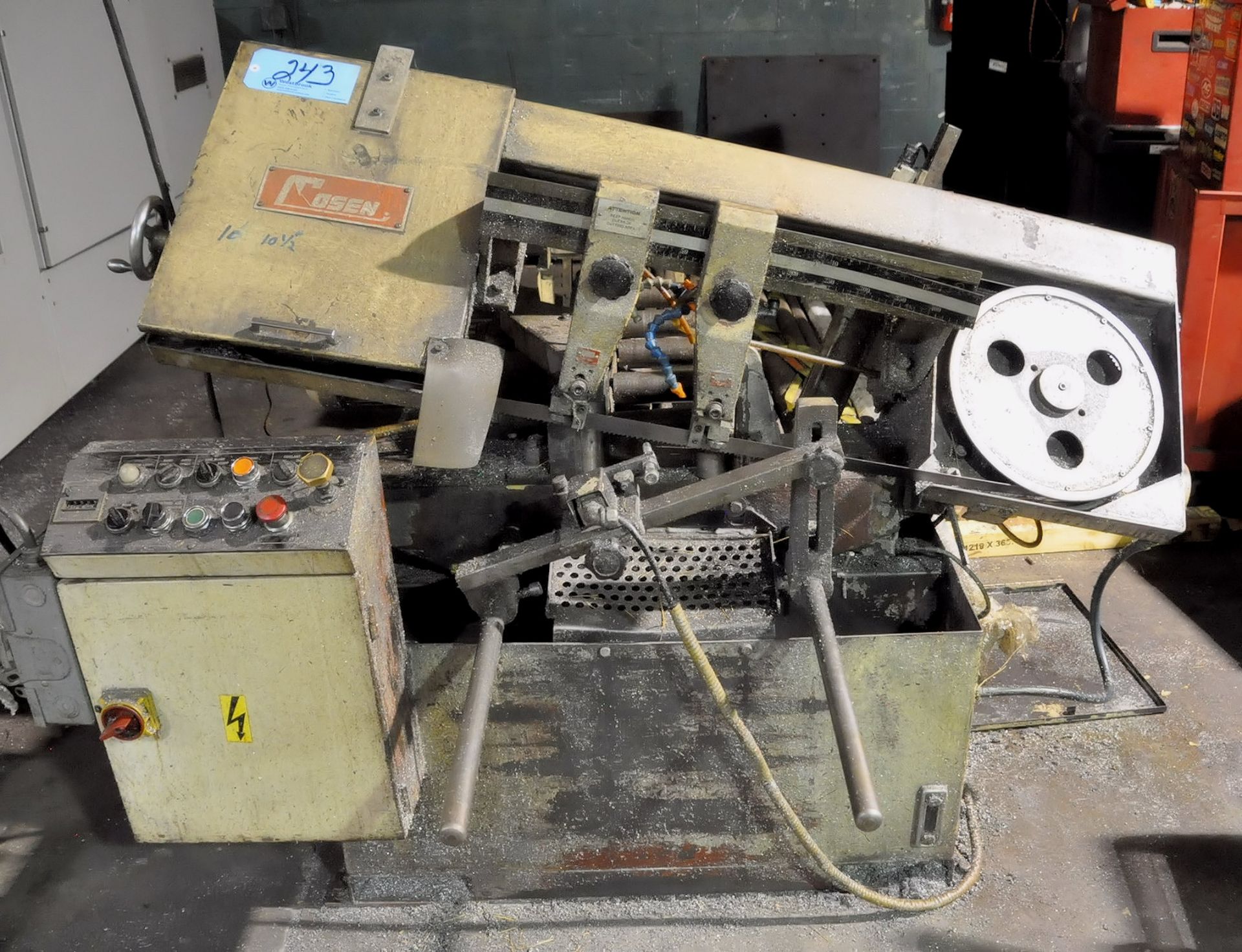 Cosen Model AH-910JAS, 9" x 10" Fully Automatic Horizontal Metal Cutting Band Saw