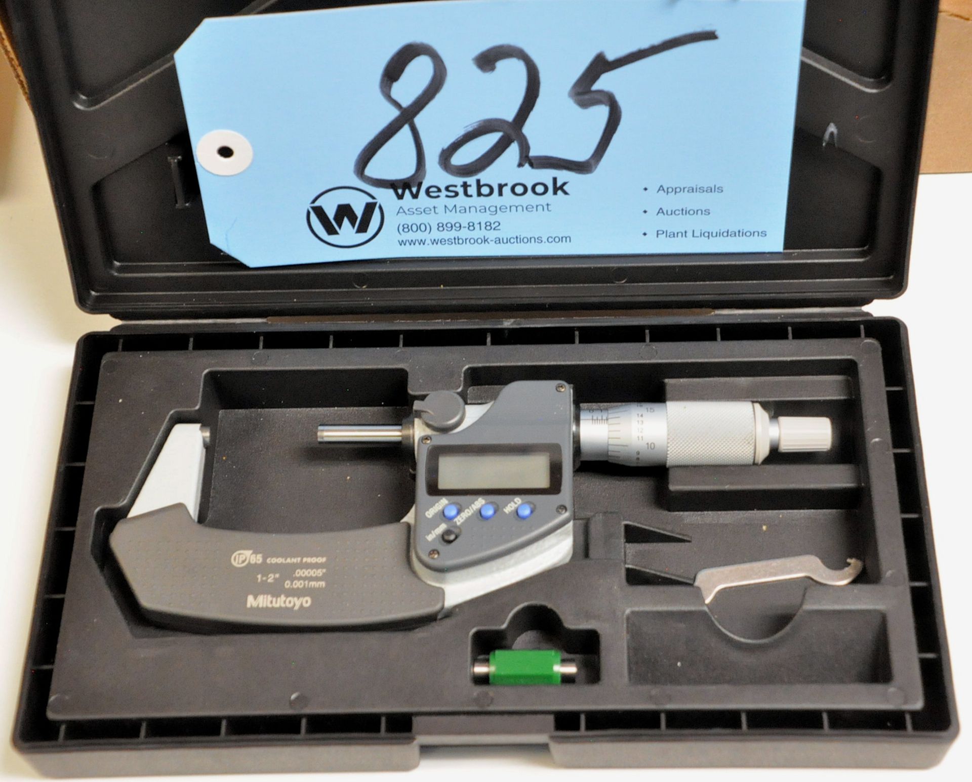 Mitutoyo 1-2" Digital Micrometer with Case