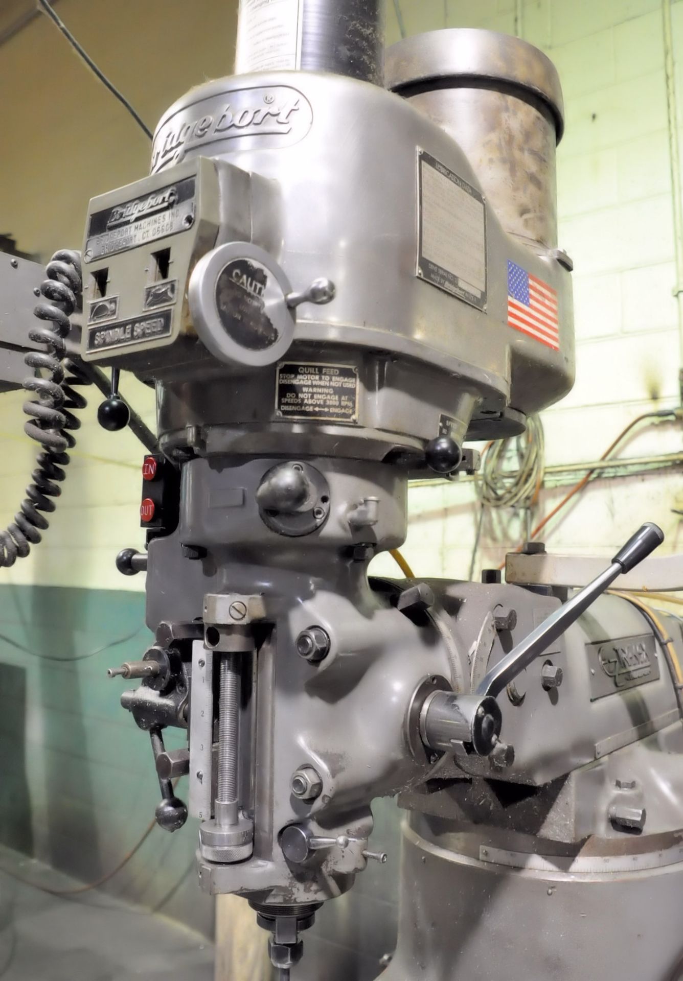 Bridgeport CNC 1 1/2-HP Variable Speed Vertical Milling Machine - Image 4 of 11