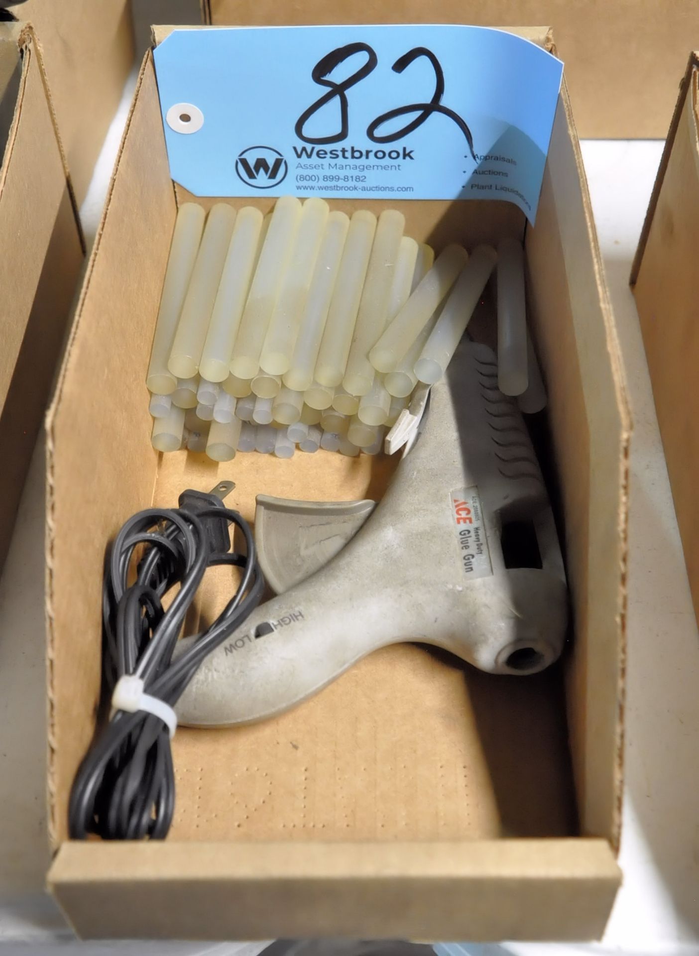 Lot-(1) Ace Electric Glue Gun with Supply and Various Soldering Guns in (2) Boxes - Image 2 of 2