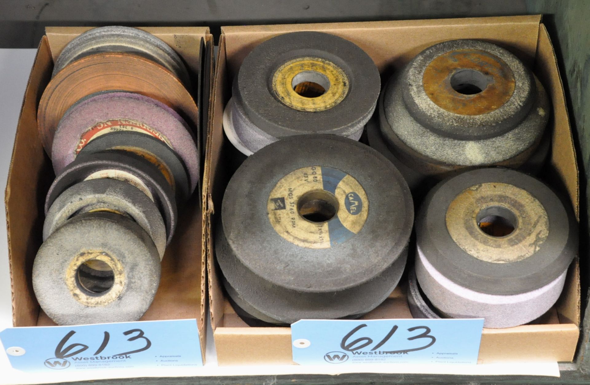 Lot-Used Grinding Wheels in (4) Boxes Under (1) Bench - Image 3 of 3