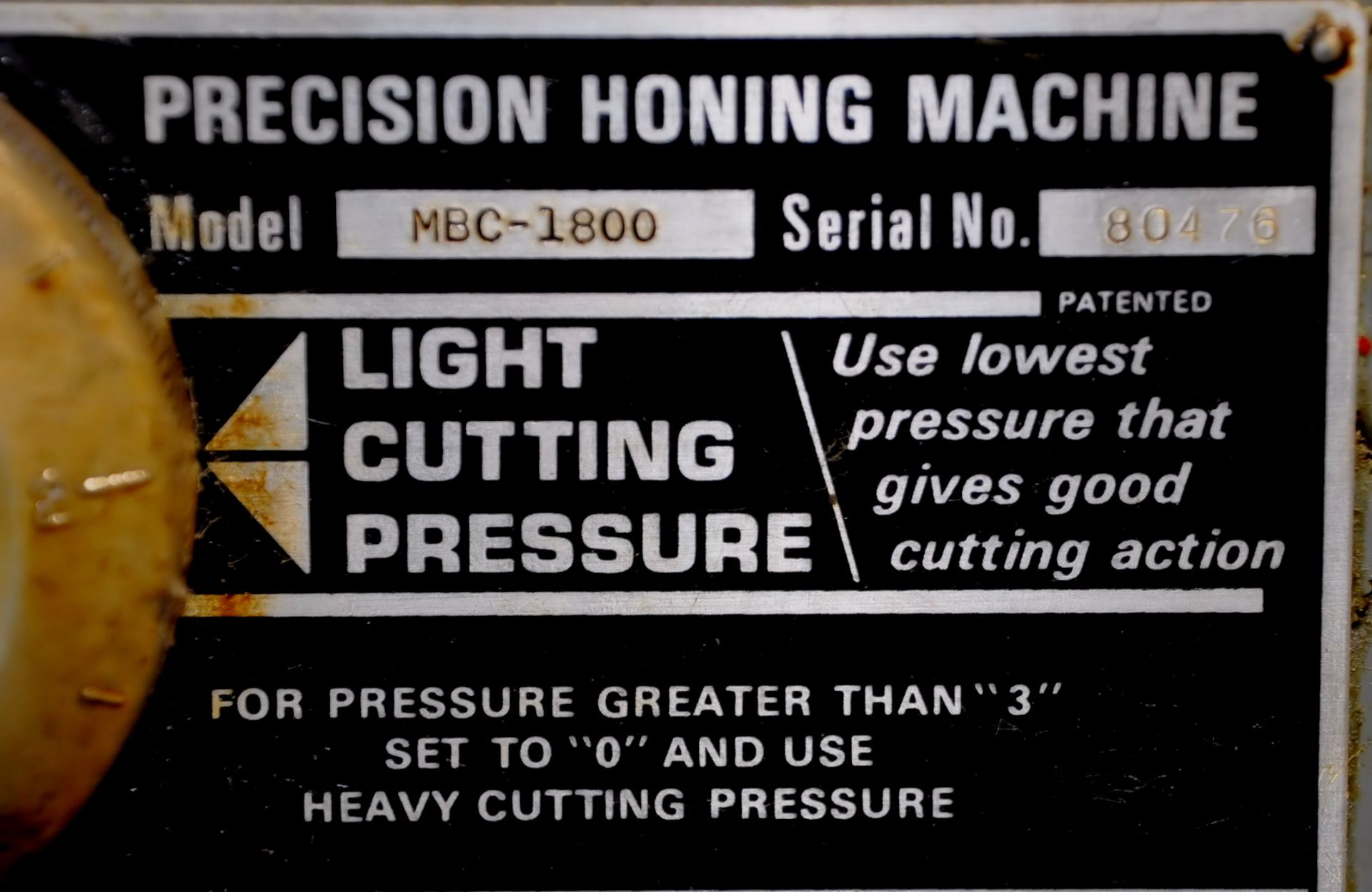 Sunnen Model MBC-1800, Precision Honing Machine - Image 5 of 5