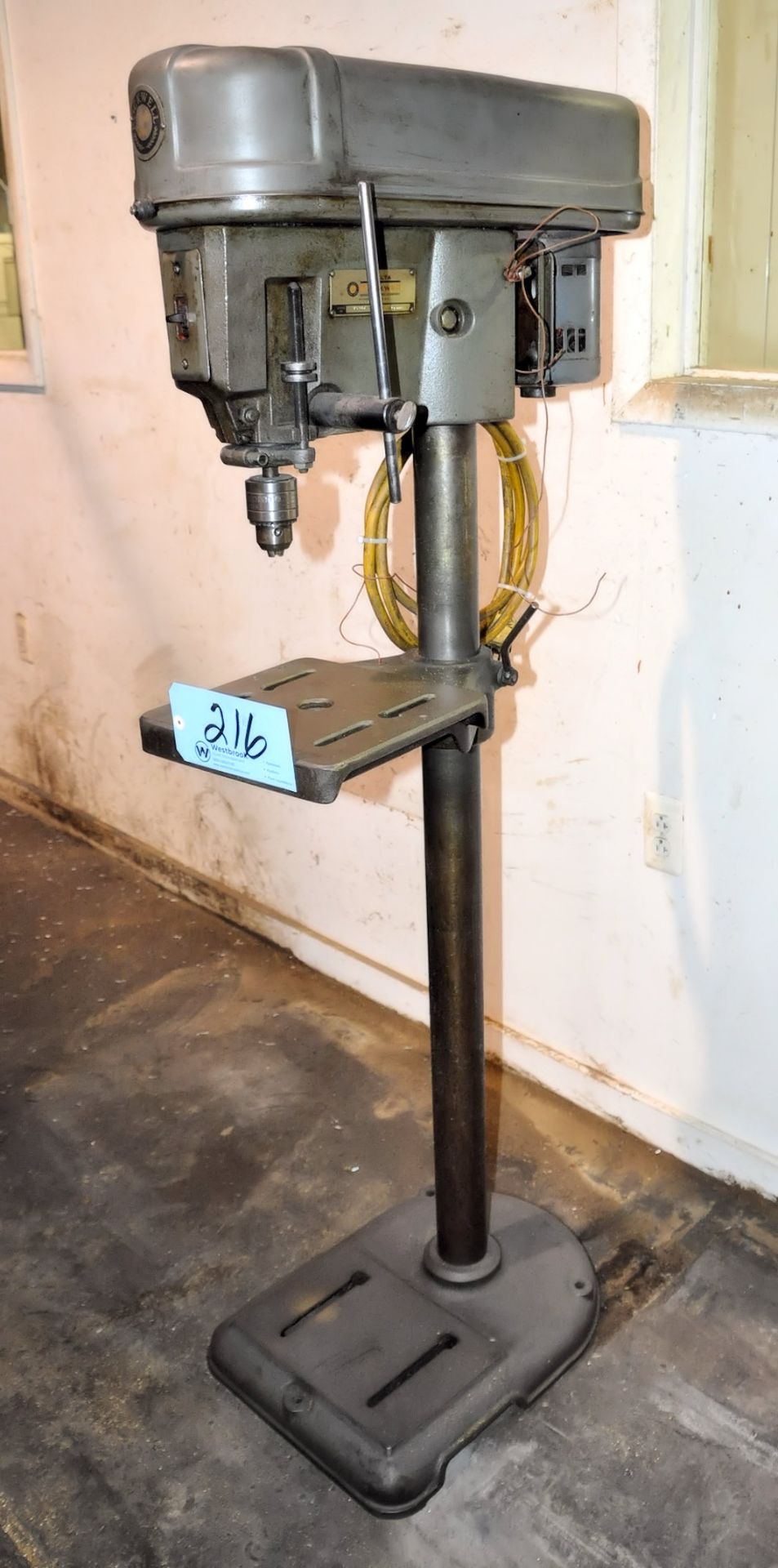 Delta-Rockwell Model 15-017, 15" Variable Speed Floor Standing Drill Press