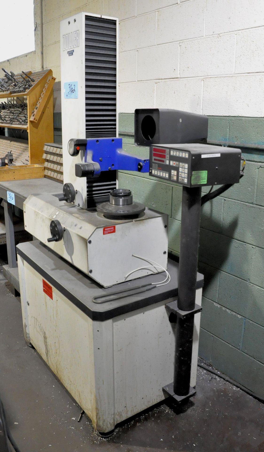 Zoller Type V420, Tool Presetter, S/n 0327, 2-Axis Digital Positioning Readout, Cabinet Base - Image 2 of 4