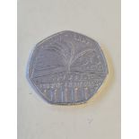Collectors 50 p coin