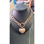 Large heart chain very heavy