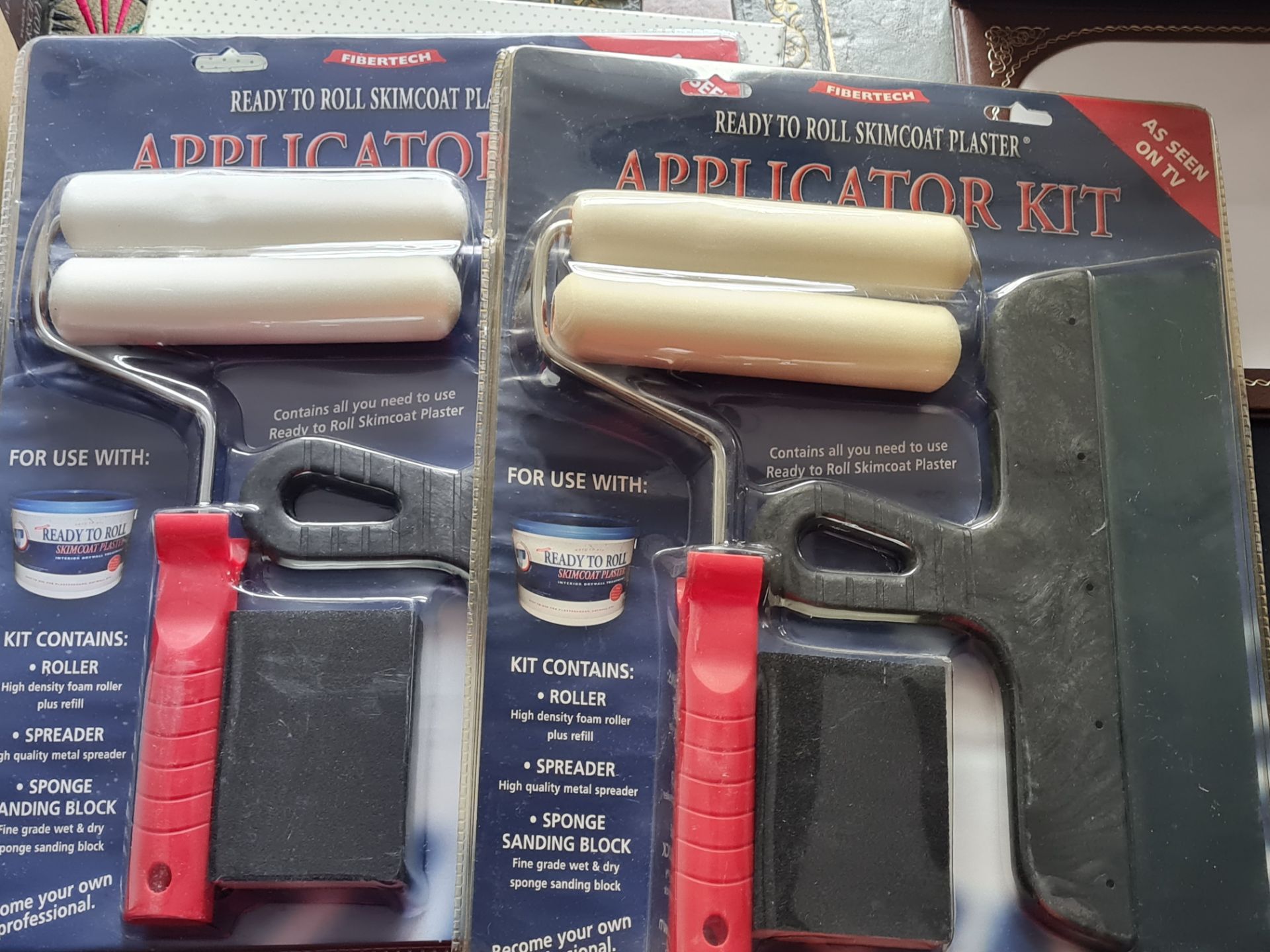 Set Of  2 New-Ready To Roll Skimcoat Plaster Applicator Kit