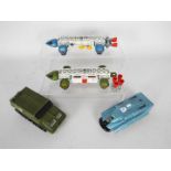 Dinky Toys - Four unboxed 'Gerry Anderson' themed TV related diecast vehicles.