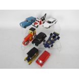 Dinky Toys - An unboxed fleet of eight diecast Dinky Toys.