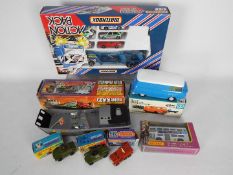 Matchbox, Anker - Four boxed diecast and plastic model vehicles.