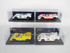 Fly - Four boxed Fly Porsche 908 1:32 scale slot cars.