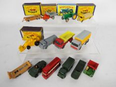 Matchbox, Moko, Lesney - A group of 14 (5 boxed with 9 unboxed) Matchbox Regular Wheels.