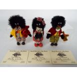World Of Miniature Bears - 3 x limited edition Becky Wheeler dolls from 2003, Razz,