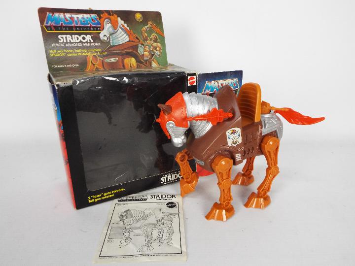 Mattel - A boxed vintage 1983 Masters of the Universe 'Stridor' by Mattel.