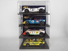 Fly - Four boxed Fly Porsche 908 1:32 scale slot cars.