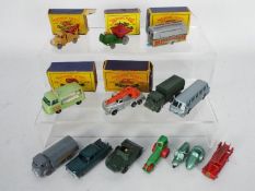Matchbox, Moko, Lesney - A collection of 13 (5 boxed with 8 unboxed) Matchbox Regular Wheels.