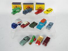 Matchbox, Moko, Lesney - A group of 13 (3 boxed with 10 unboxed) Matchbox Regular Wheels.