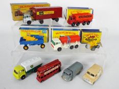 Matchbox, Moko, Lesney - A group of nine boxed and unboxed Matchbox Regular Wheels.